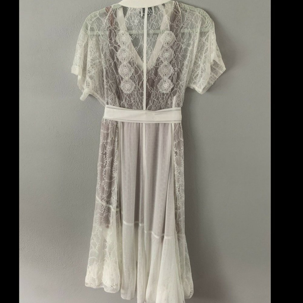 Byron Lars Katalina Midi Lace Dress - Picture 5 of 8